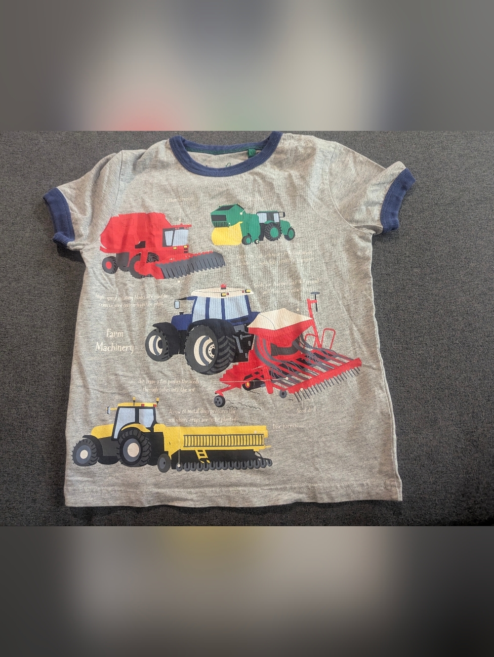 Mini Boden Farm Machinery Shirt
